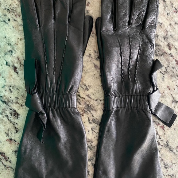 Vitage Prada Leather gloves - Picture 3 of 4